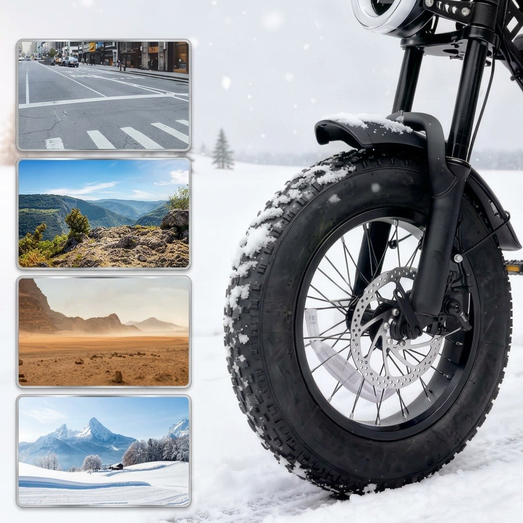 Lumaride Fat Tire Electric Bike – Powerful Off-Road & City Ride
