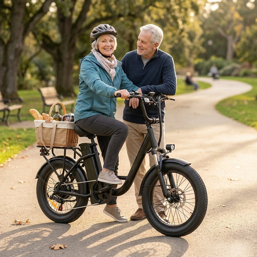 Comfortable Step-Through E-Bike for Seniors – Ride with Confidence